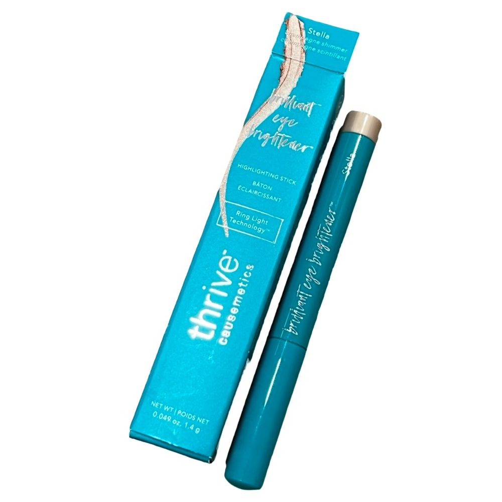 Thrive Causemetics Stella Champagne Shimmer Eye Brightener - Teal & Champagne